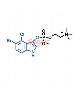 5-Bromo-4-chloro-3-indoxylcholine phosphate